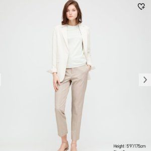 Uniqlo BEIGE XS Women's EZY Ankle Pants
